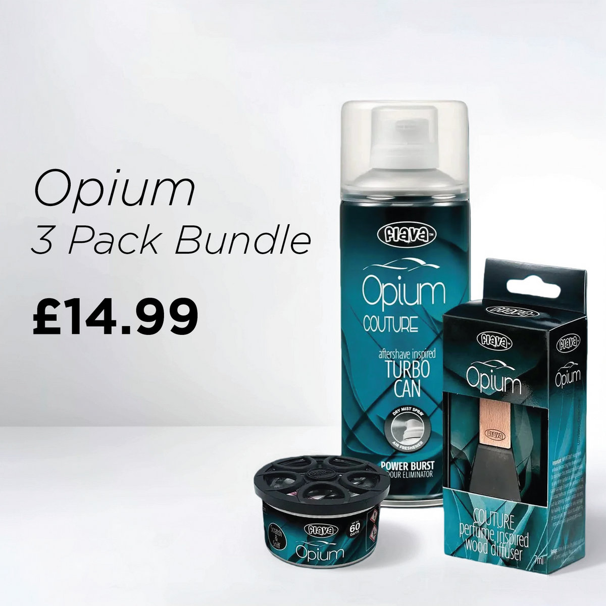 Opium 3 Pack Car Air Freshener Bundle-0
