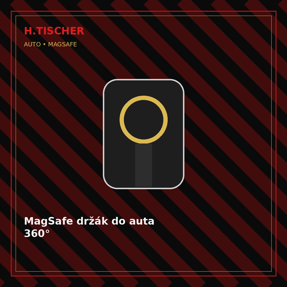 MagSafe držák do auta 360°