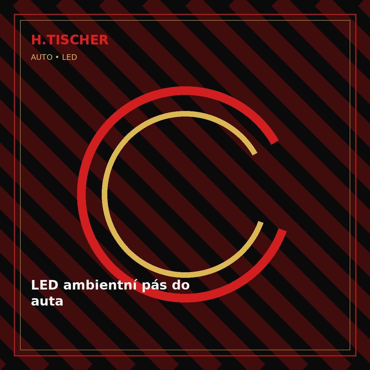 LED ambientní pás do auta