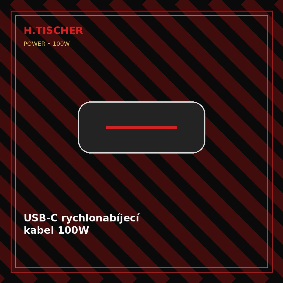 USB-C rychlonabíjecí kabel 100W