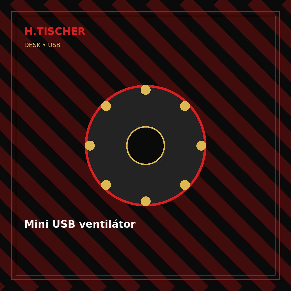 Mini USB ventilátor