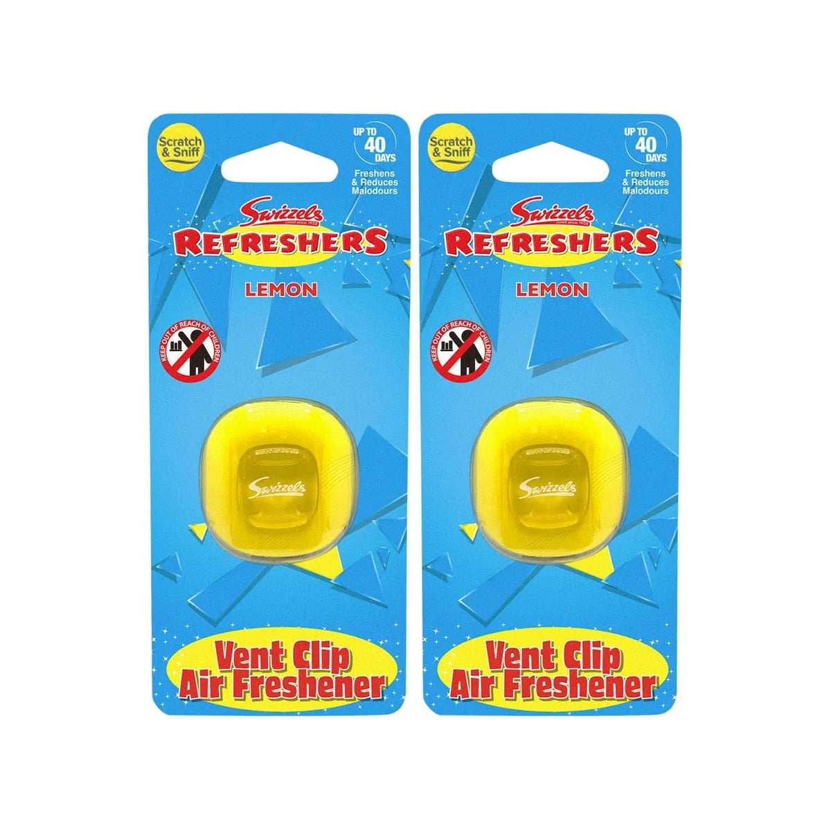 Swizzels Lemon Refreshers Single Vent Clip Car Air Freshener