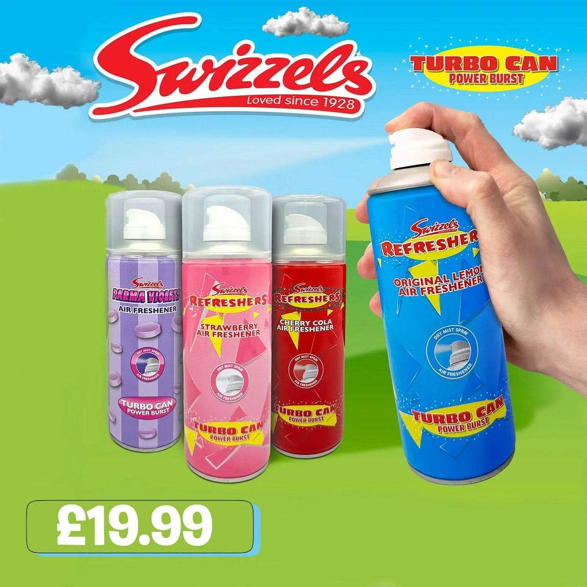 Swizzels 4 Pack Car Air Freshener Bundle
