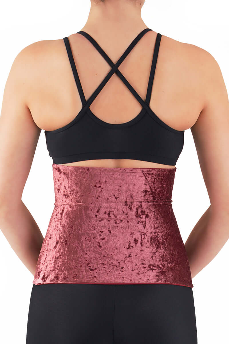 Velvet Back Warmer for Dancers