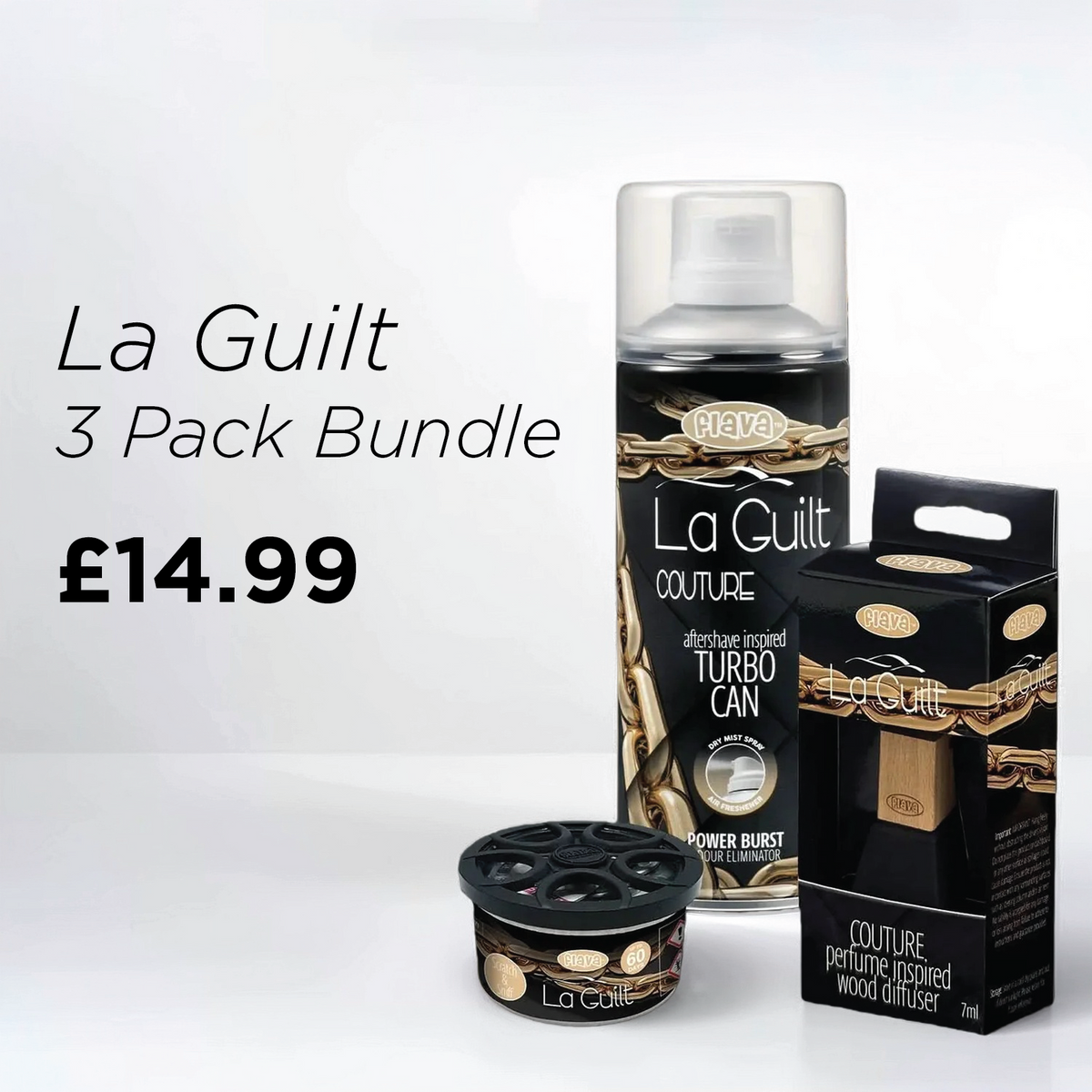 La Guilt 3 Pack Car Air Freshener Bundle-0