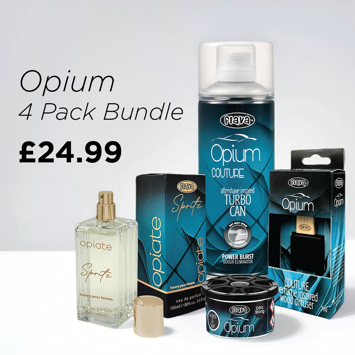Opium 4 Pack Car Air Freshener Bundle
