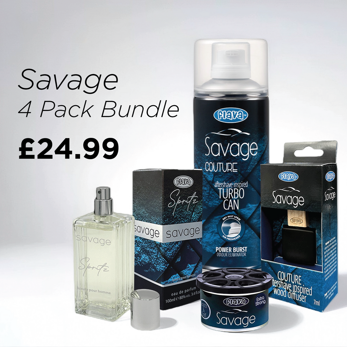 Savage 4 Pack Car Air Freshener Bundle-0